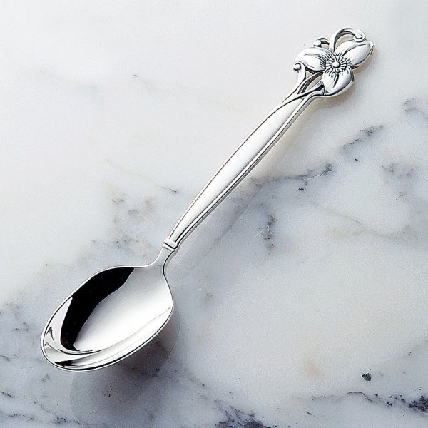 カルディヤック】純銀 スターリング／透かしアイスクリームスプーン