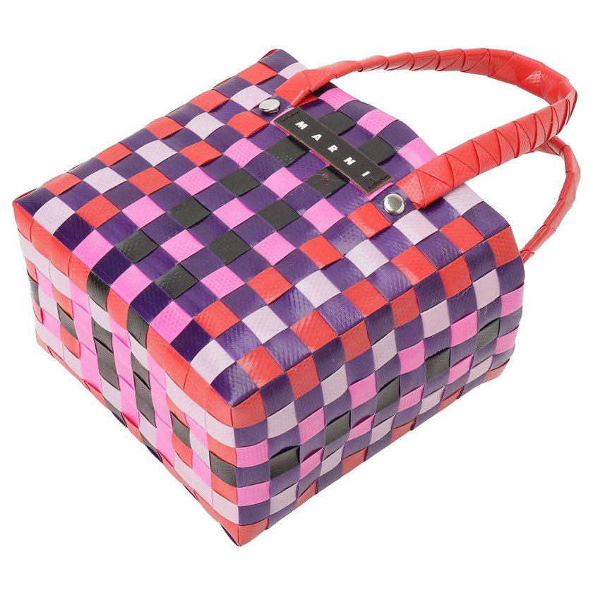 マルニ MARNI マイクロバスケット かごバッグ ミニハンドバッグ