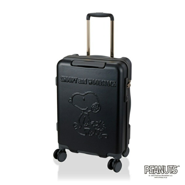 スヌーピー ウッドストック ジッパータイプ スーツケース 32L