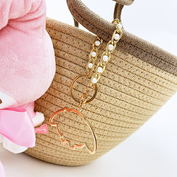 サンリオ マイメロディ ぬいぐるみ付かご風バッグ かごバッグ Sanrio