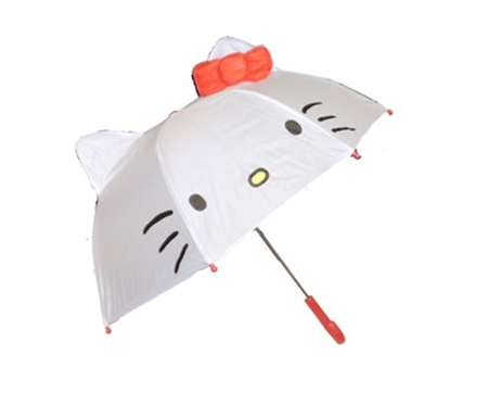 ハローキティ 耳付き傘 19295 キッズ傘 - 【Fillheartフィルハート