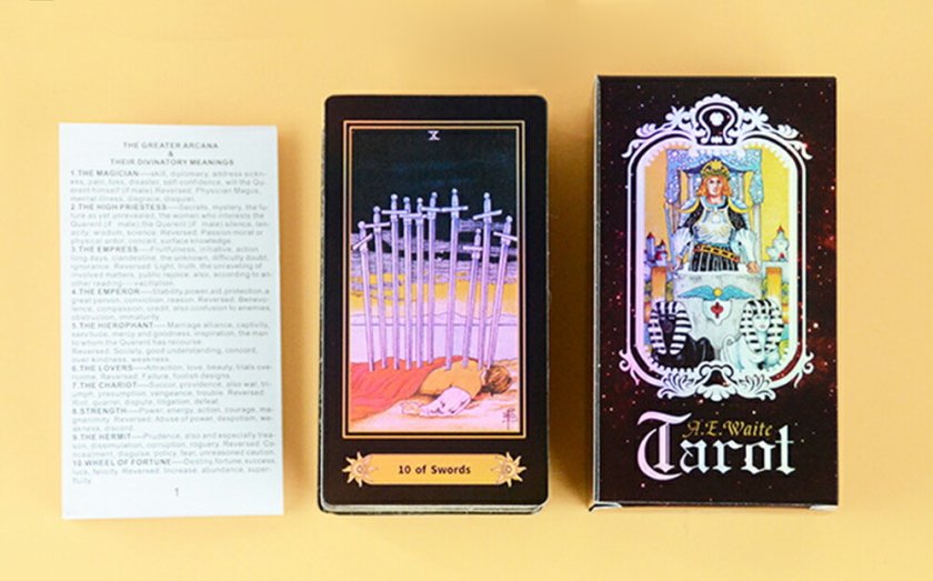 タロットカード ウェイト版 女王タロット 占い 78枚(大アルカナ22枚 小