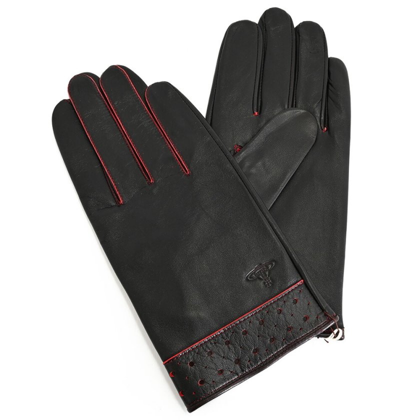 ヴィヴィアンウエストウッド 手袋 黒(ブラック) Vivienne Westwood