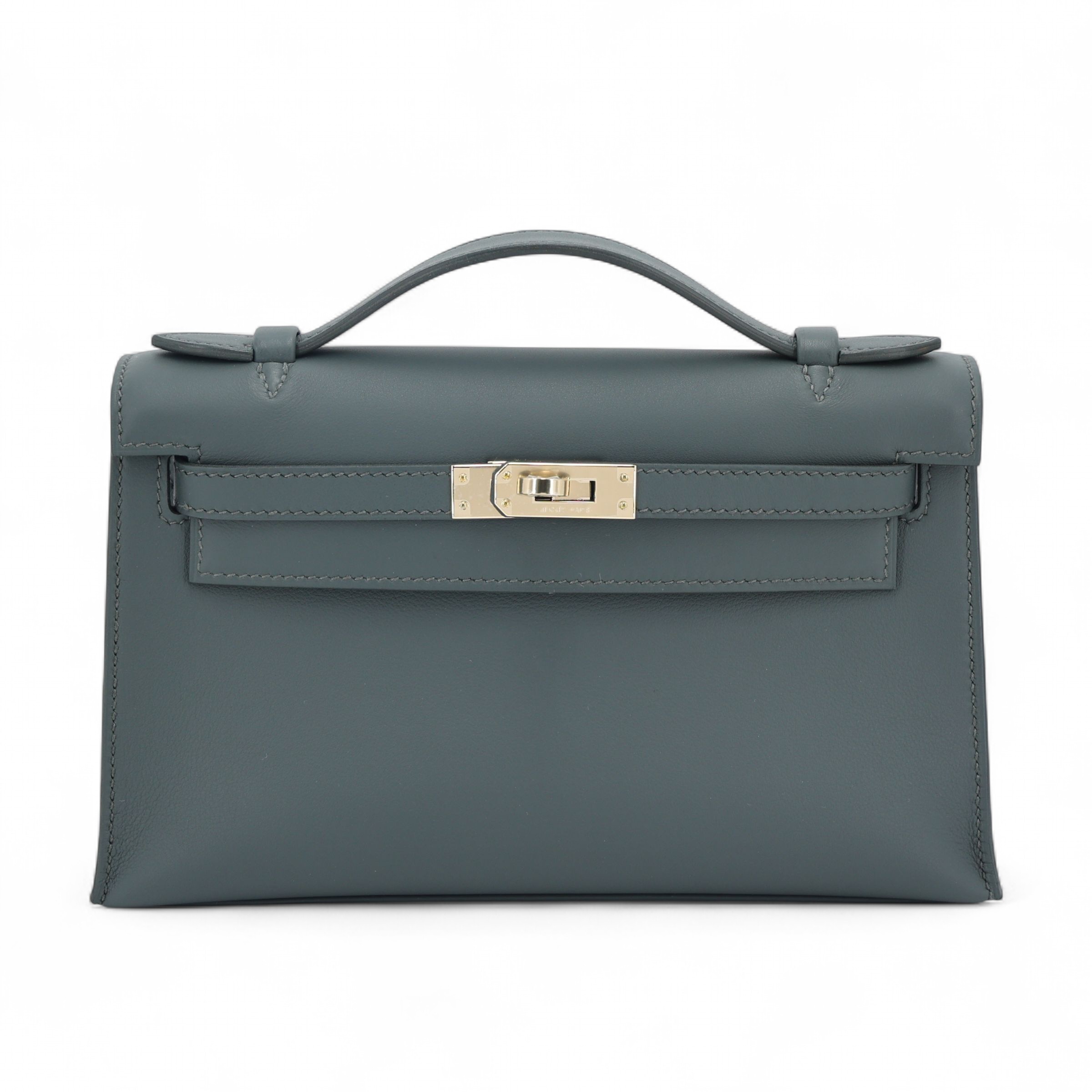 ランク N 新品 HERMÈS エルメス ポシェットケリー ヴェール