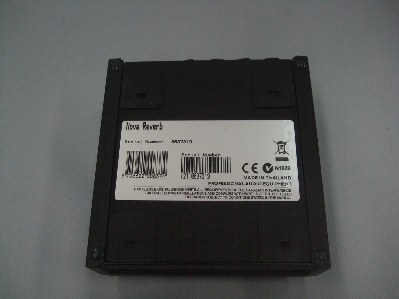 tc electronic NR-1 NOVA REVERB（中古）【楽器検索デジマート】