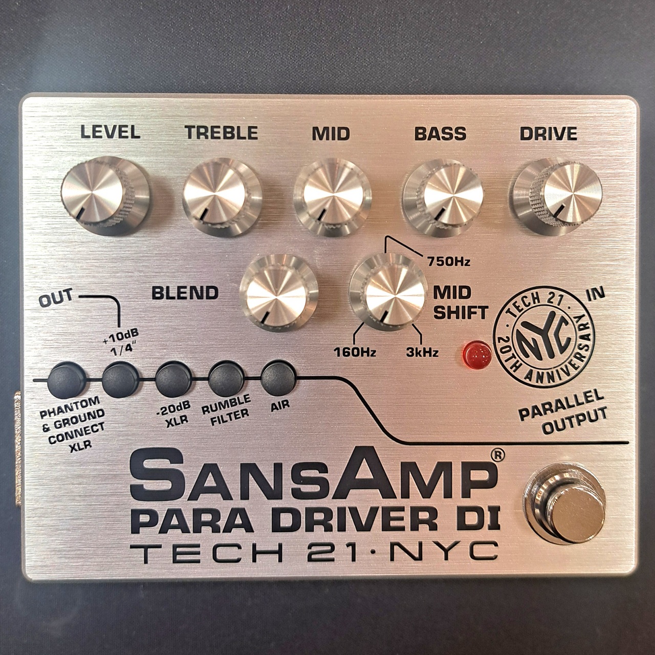 TECH21 20th Anniversary Limited Edition SansAmp PARA DRIVER DI