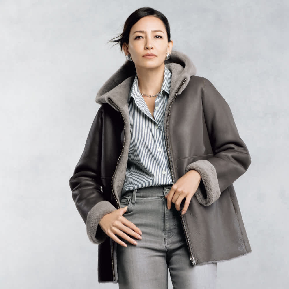 ファーコート・ムートンコート 40代50代60代からのレディース 通販