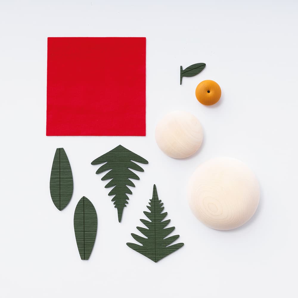 メープルの木でできたかがみもち（日本製 ） 通販 - ディノス