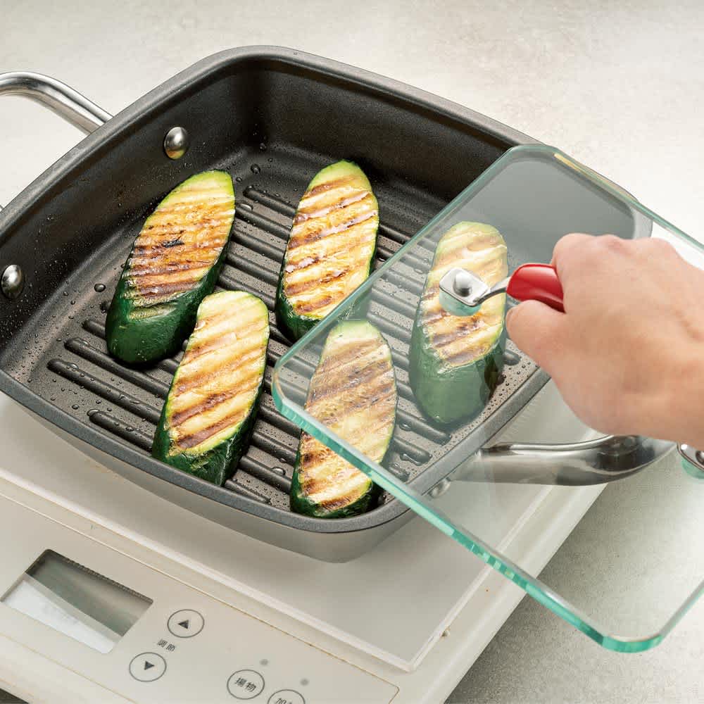 ほぼ新品】MEYER グリルパン MEYER/マイヤー スクエアグリルパン 通販