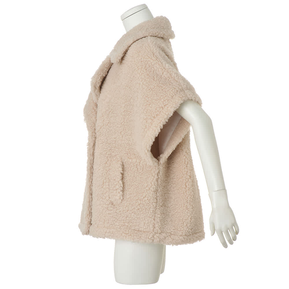 エコペル」 ボア ケープコート 通販 - ディノス