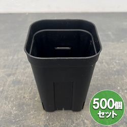 園芸ネット本店｜プレステラ105型 深鉢 ブラック 50個セット の通販