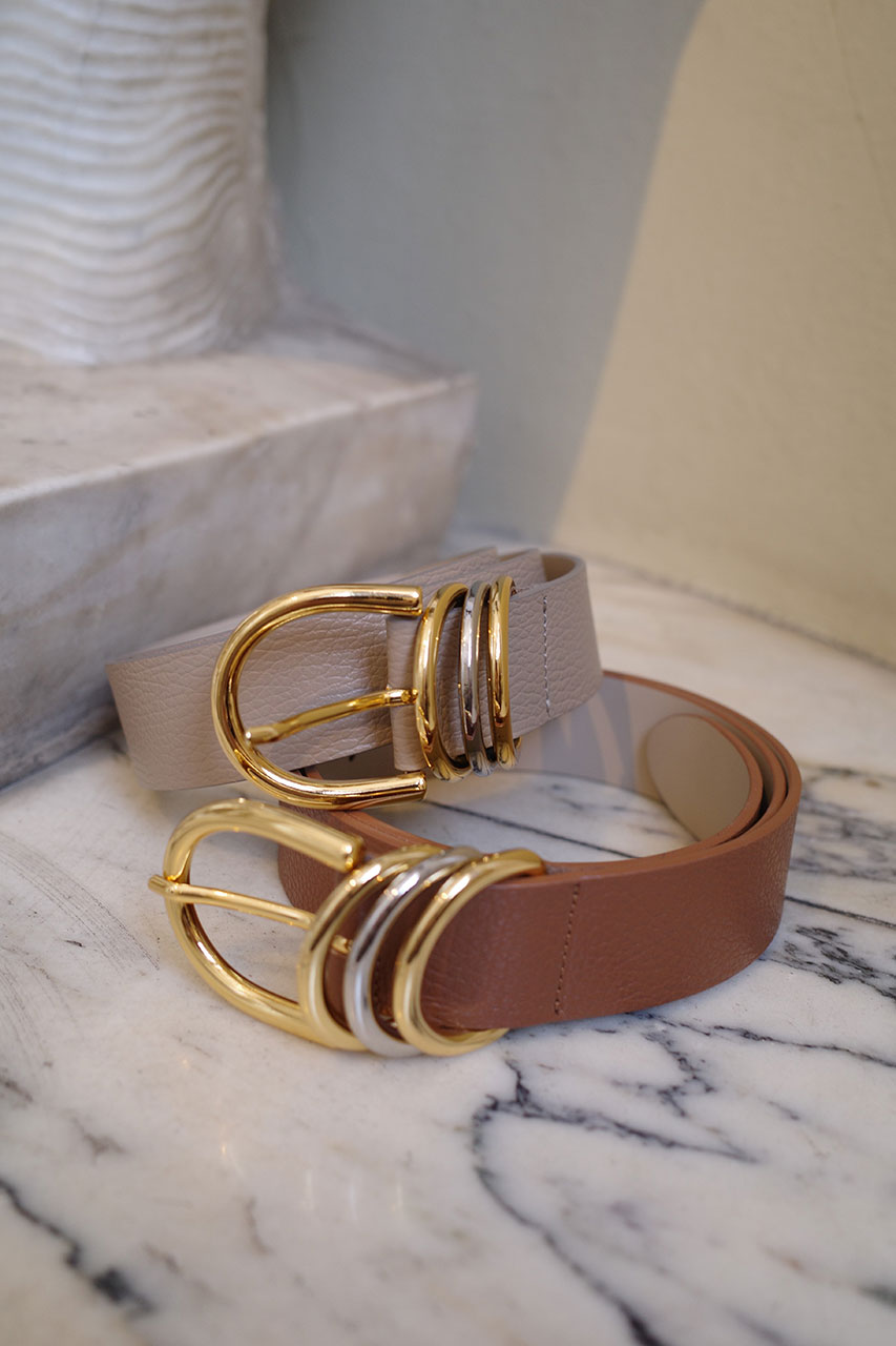 aLORS Paris ベルト Cappuccinoトープ 70 aLORS paris ベルト トープ