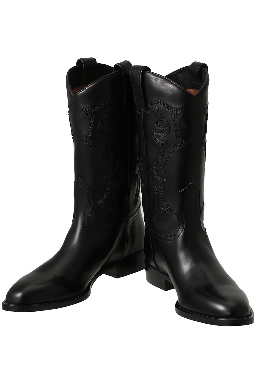 SARTORE(サルトル)｜ウエスタンブーツ/ブラック の通販｜ELLESHOP