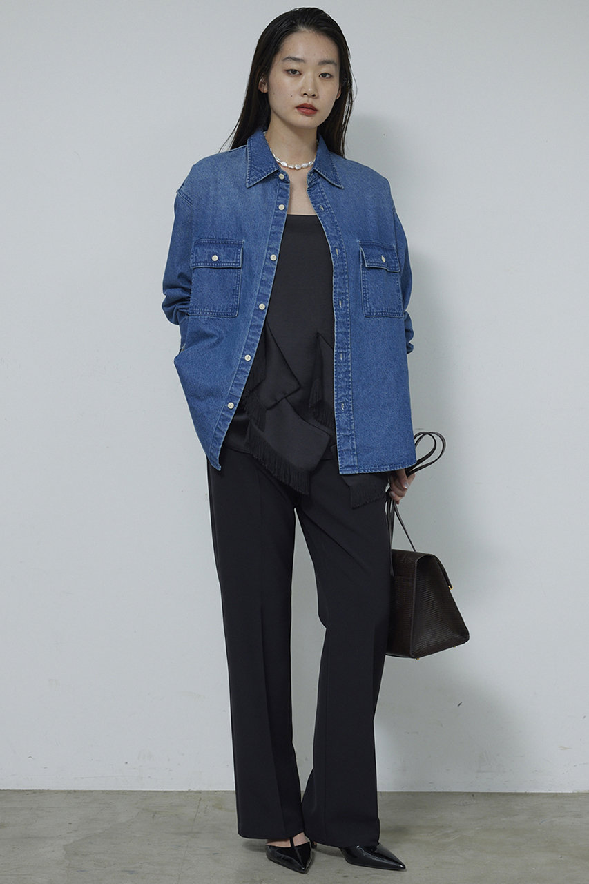 GALLARDAGALANTE(ガリャルダガランテ)｜デニムシャツ/ブルー の通販