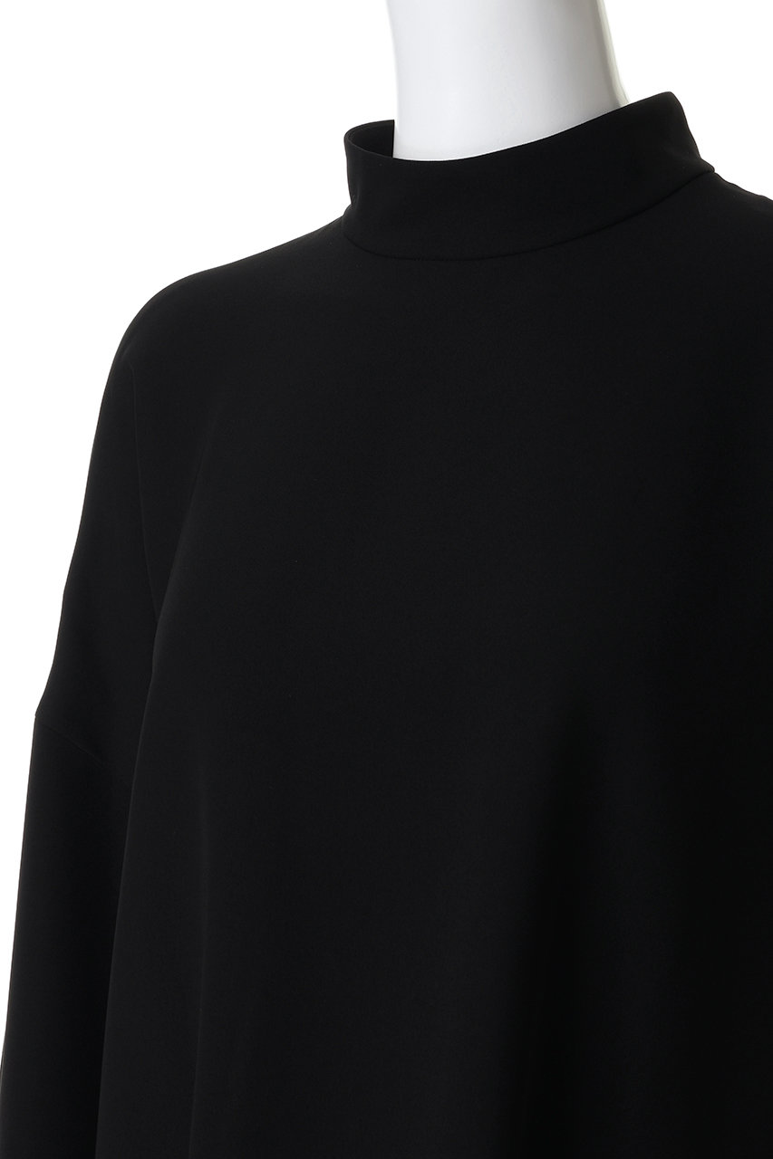 ENFOLD(エンフォルド)｜HIGH-NECK WIDE PULLOVER/ブラック の通販