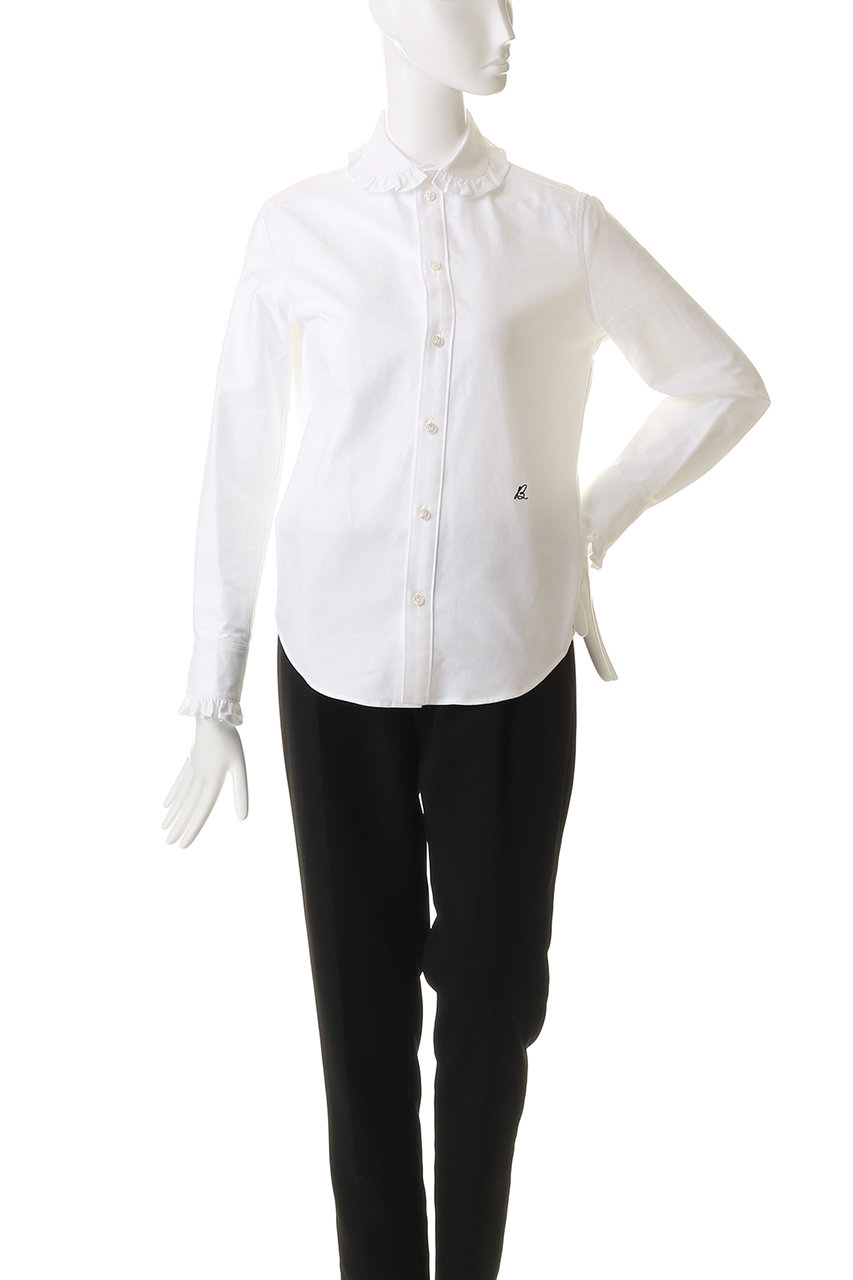 MADISONBLUE(マディソンブルー)｜ROUND COLLAR FRILL SH OX ラウンド