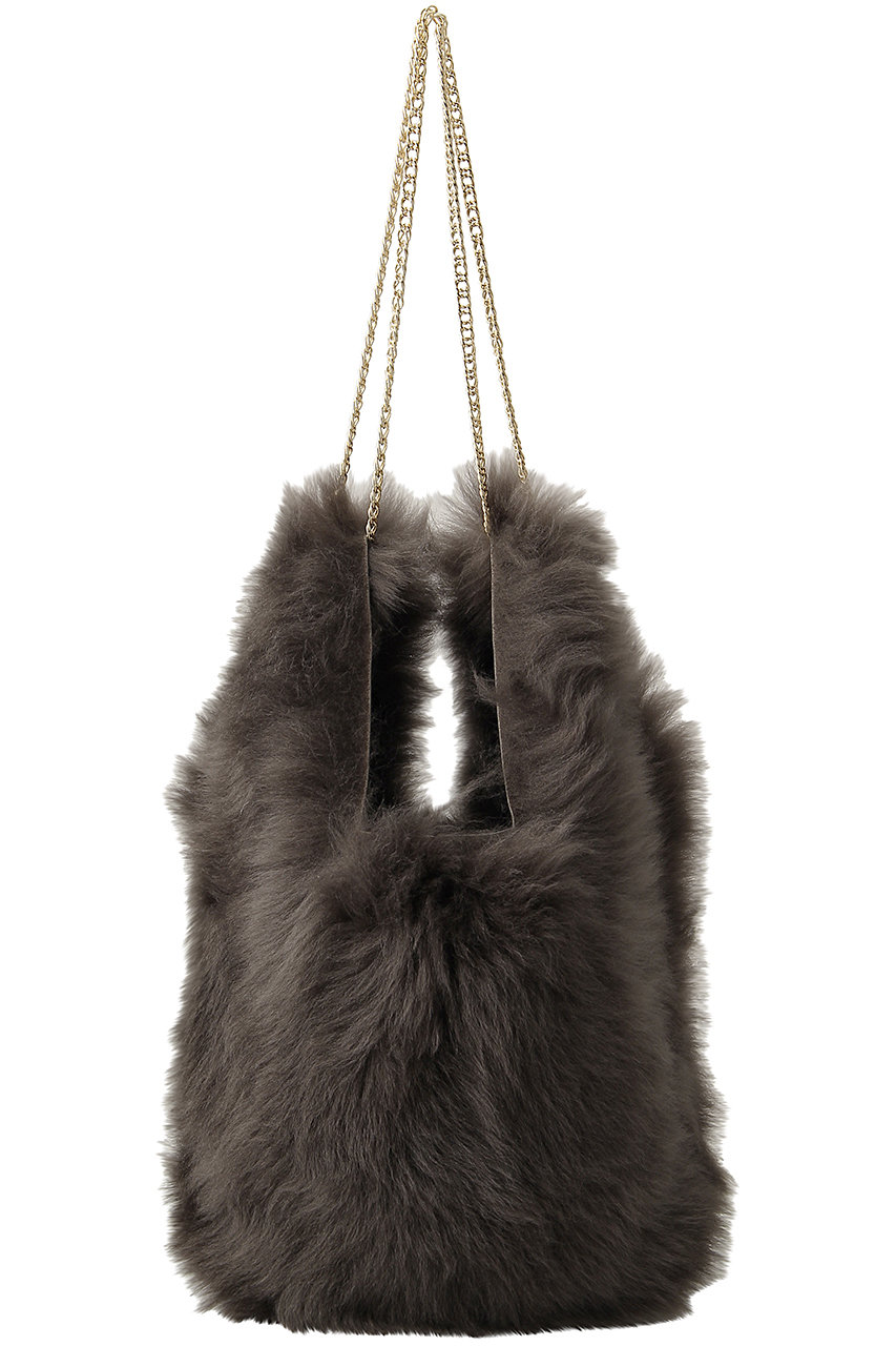 Whim Gazette(ウィム ガゼット)｜ムートンバッグ/ベージュ の通販