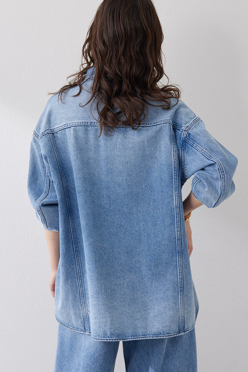 Whim Gazette(ウィム ガゼット)｜ドロップデニムシャツ/インディゴ