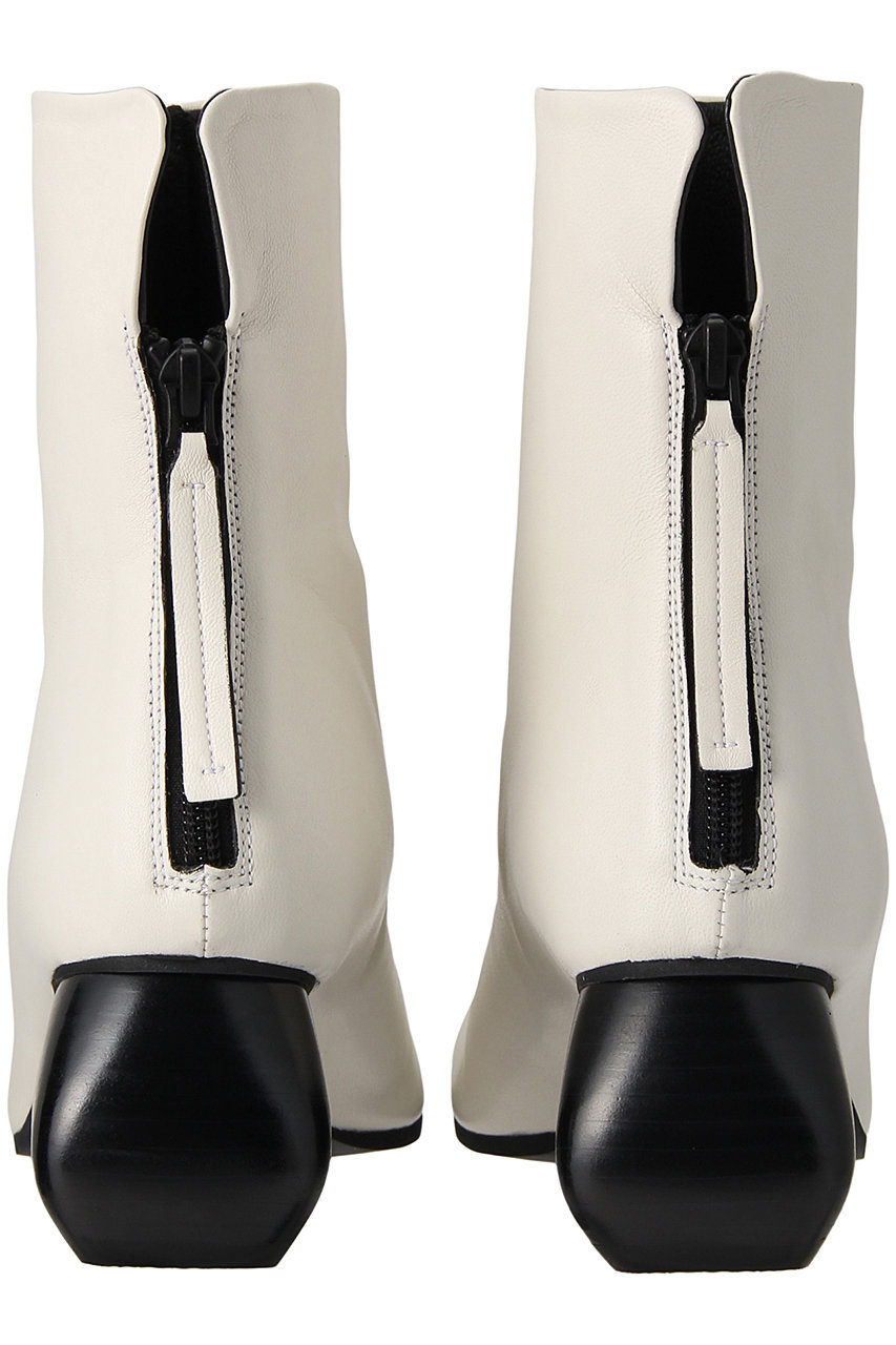 ph7+(ピアッカセッテ)｜バックファスナーショートブーツ/ブラック の