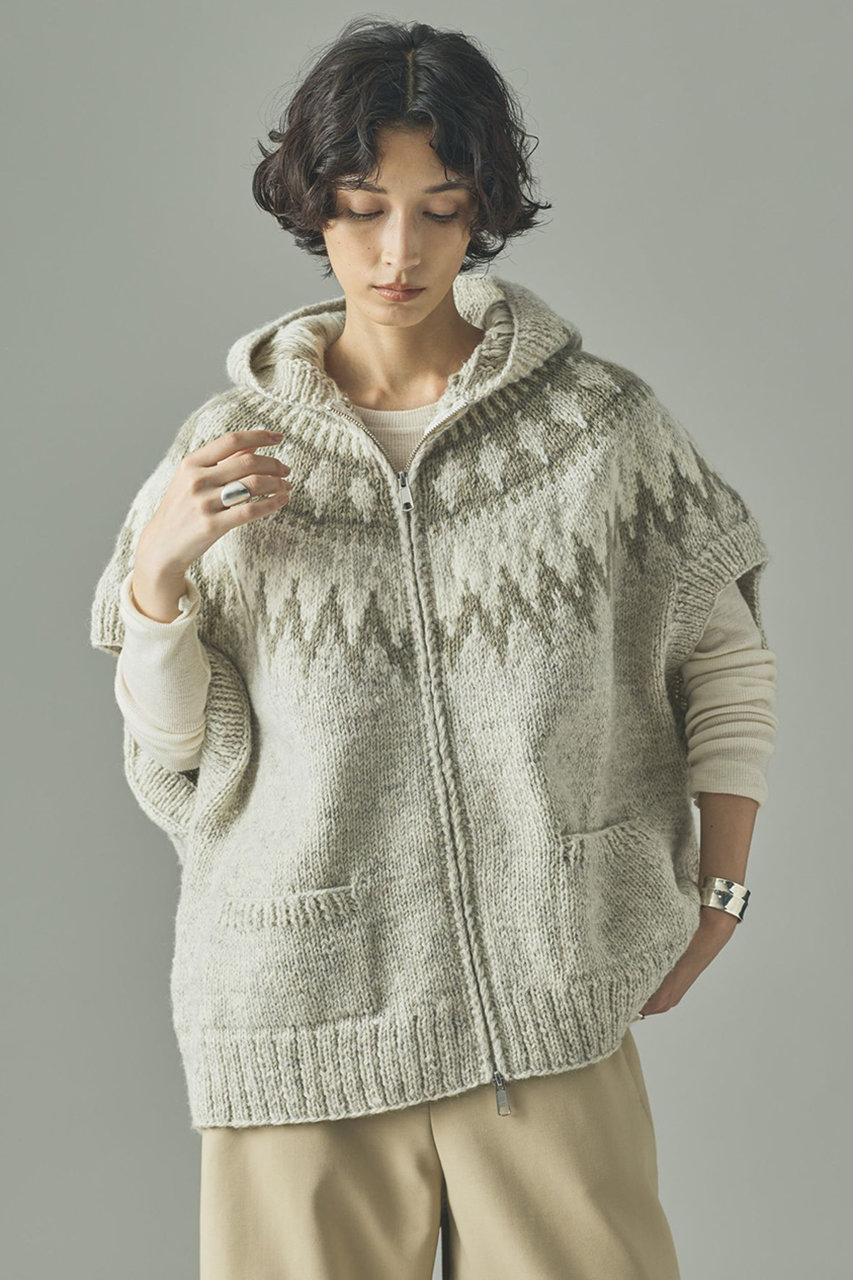 Curensology(カレンソロジー)｜ノルディックフードベスト/エクリュ の