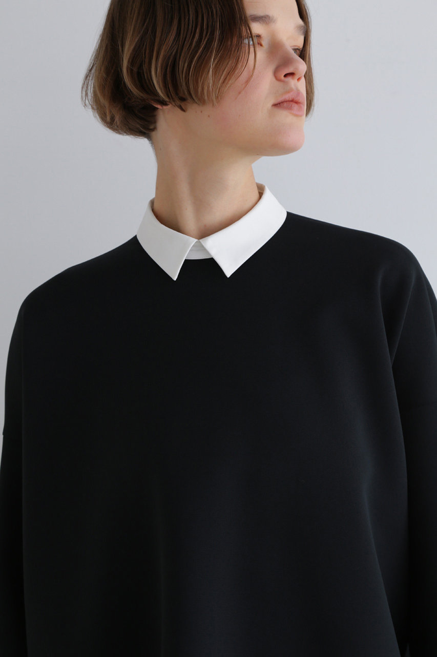 LE PHIL(ル フィル)｜スキューバダンボールブラウス/ブラック の通販