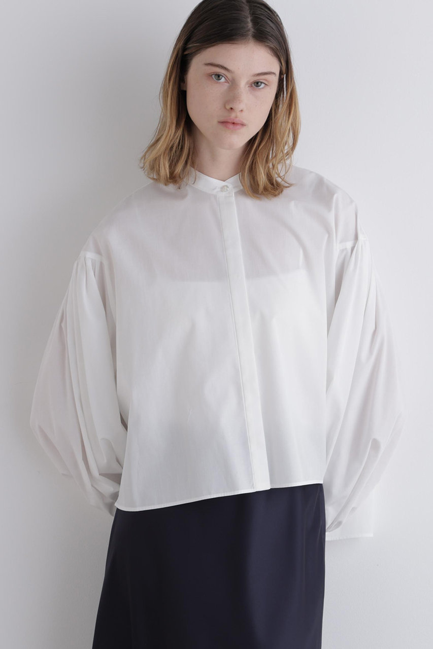 LE PHIL(ル フィル)｜ショートタイプライターギャザーブラウス