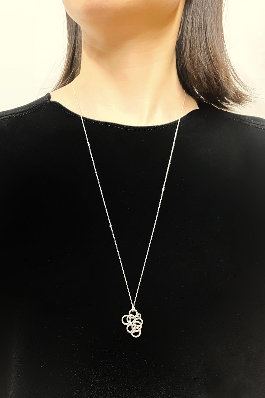 KAORU(カオル)｜Mizutama ロングネックレス 70cm/シルバー の通販