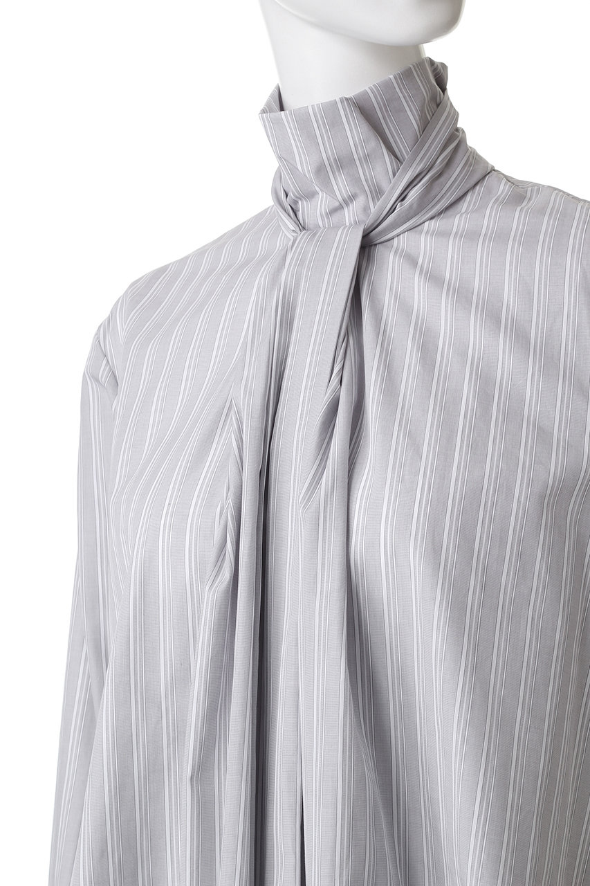 BOWTE(バウト)｜COTTON BROAD KNOT LIKE BLOUSE/ブラウス/グレー