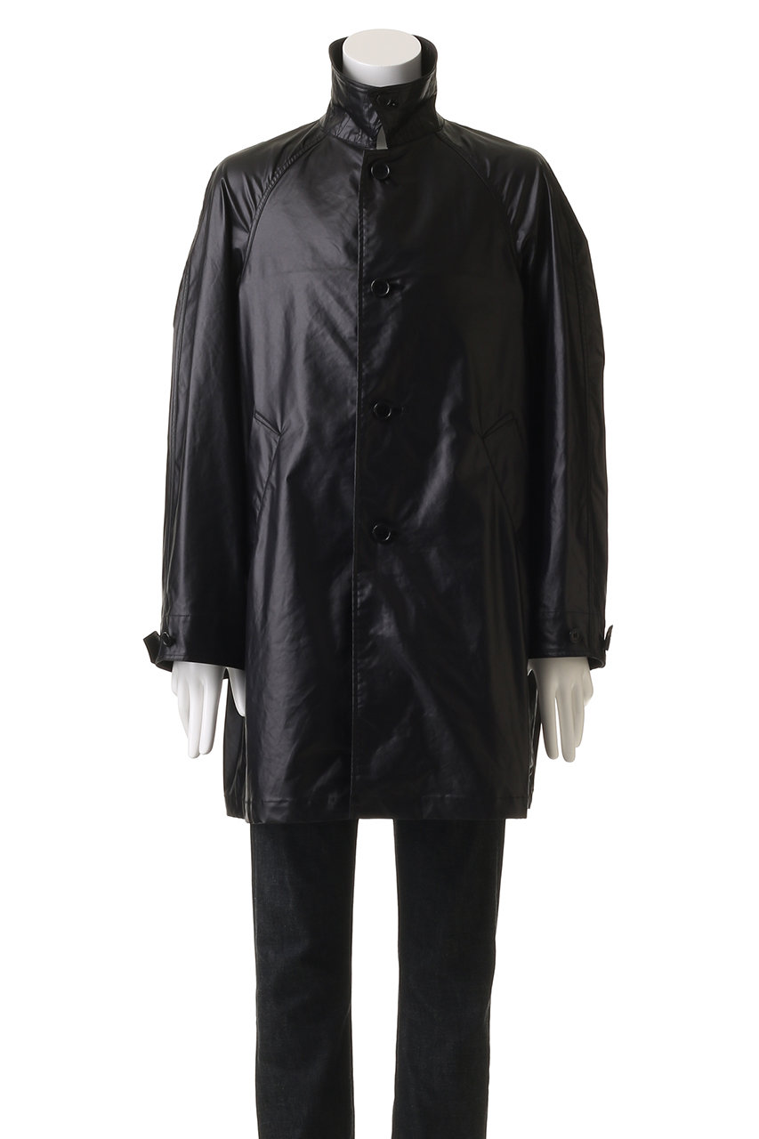 YOKE(ヨーク)｜【UNISEX】レザーライク CAR コート/ブラック の通販