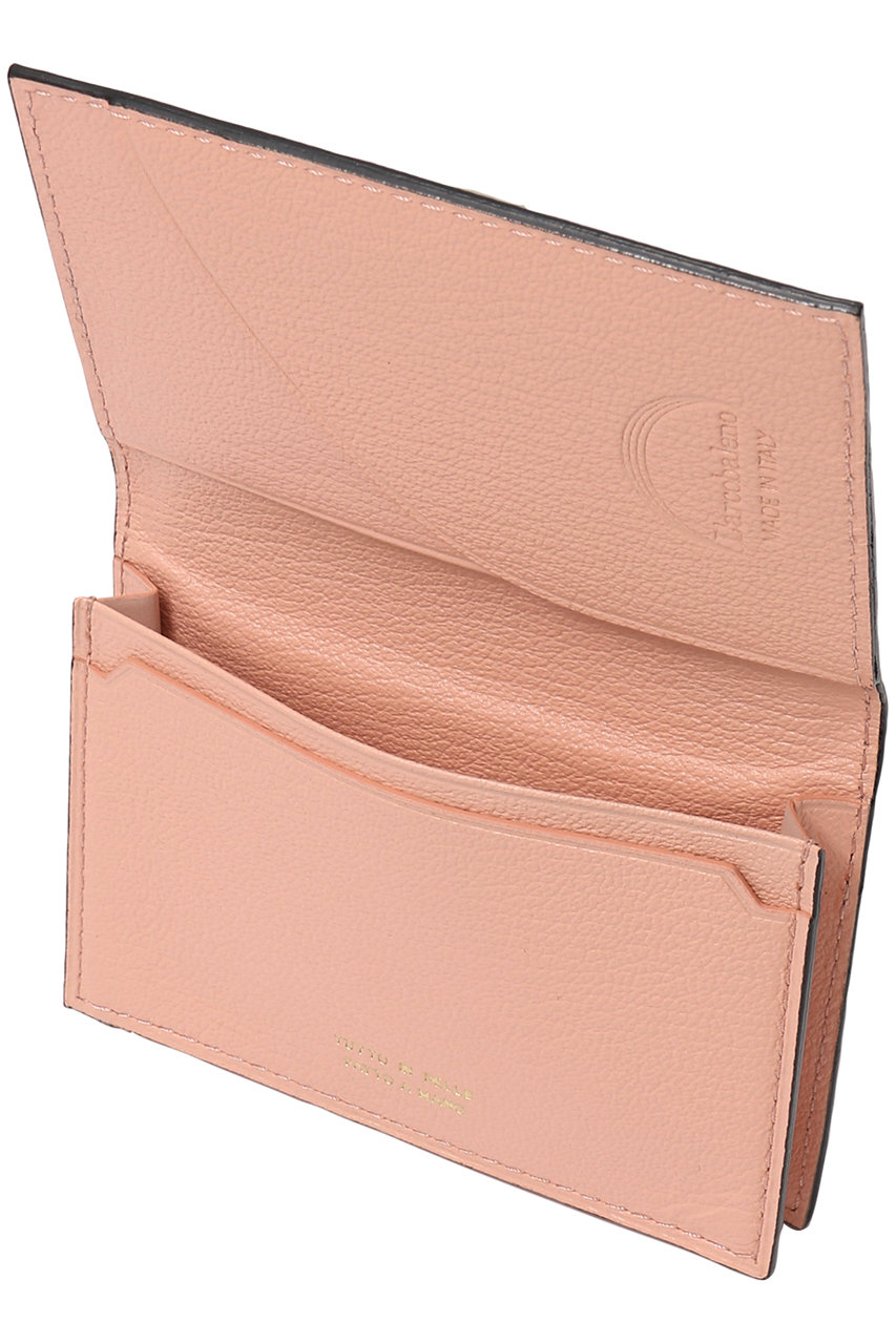 L'arcobaleno(ラルコバレーノ)｜名刺入れ/ベージュ×ピンク の通販