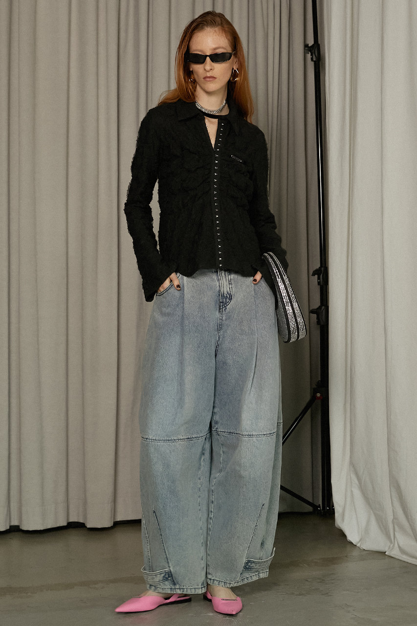 PRANK PROJECT(プランク プロジェクト)｜チュールジャガードシャツ