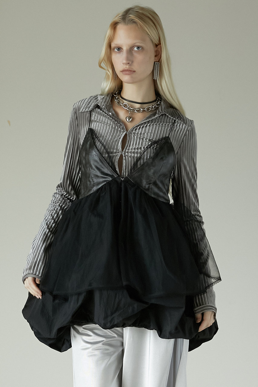 PRANK PROJECT(プランク プロジェクト)｜レザーコンビチュニック