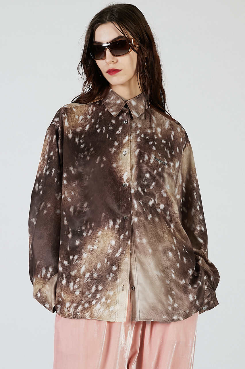 PRANK PROJECT(プランク プロジェクト)｜バンビプリントオーバーシャツ