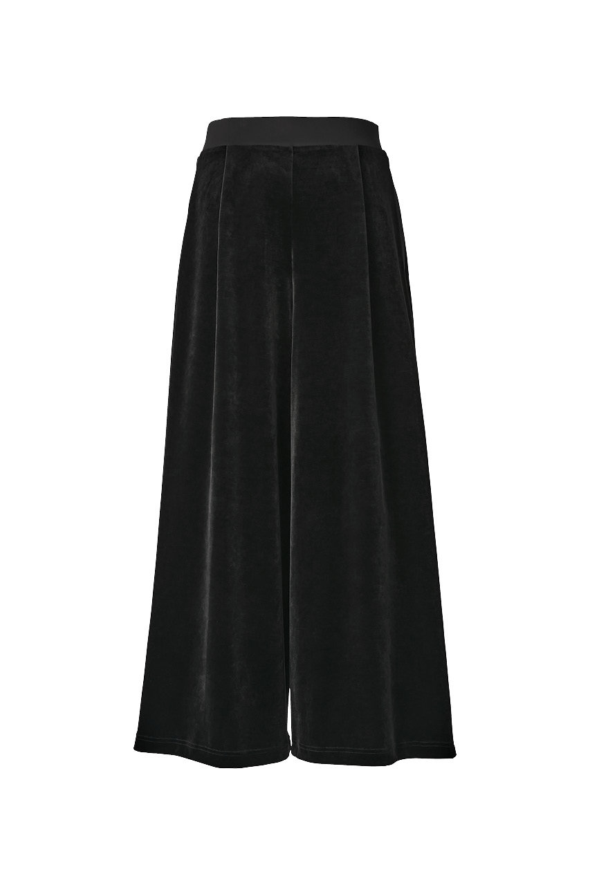 DAISY LIN(デイジーリン)｜Tuxedo Velour Pants/ベルベットブラック の