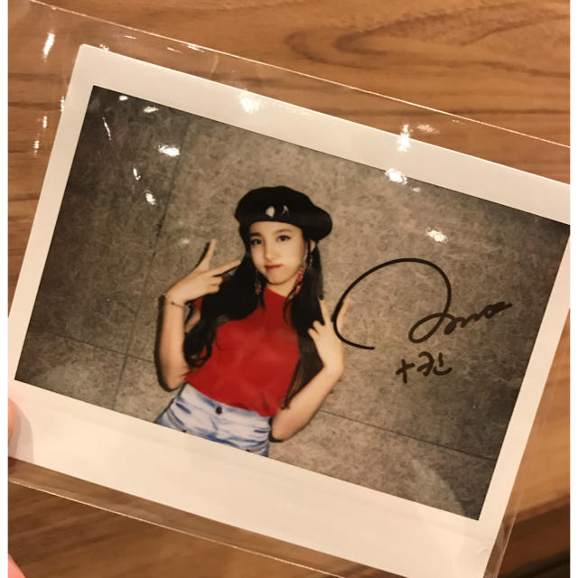 TWICE ナヨン サイン入り チェキ ポラロイド #TWICE TWICE ナヨン 直筆