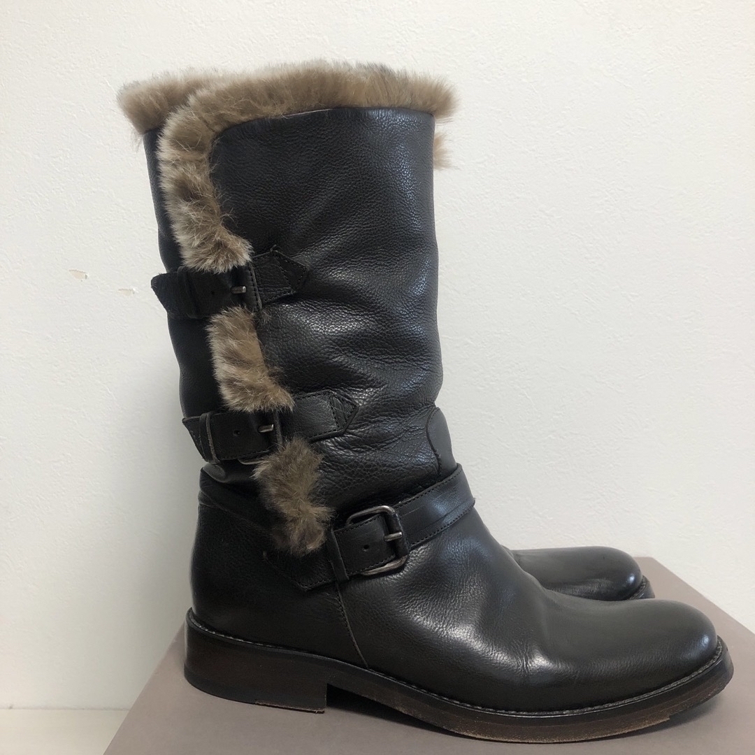 SARTORE - 【サルトル】ラビットファー エンジニアブーツの通販 by