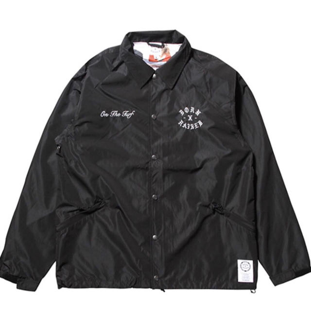新品 BORN X RAISED コーチジャケット COACH M BLACKの通販 by