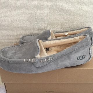 UGG - 翌日発送 ugg モカシン アンスレー ライトグレー 24.0cmの通販