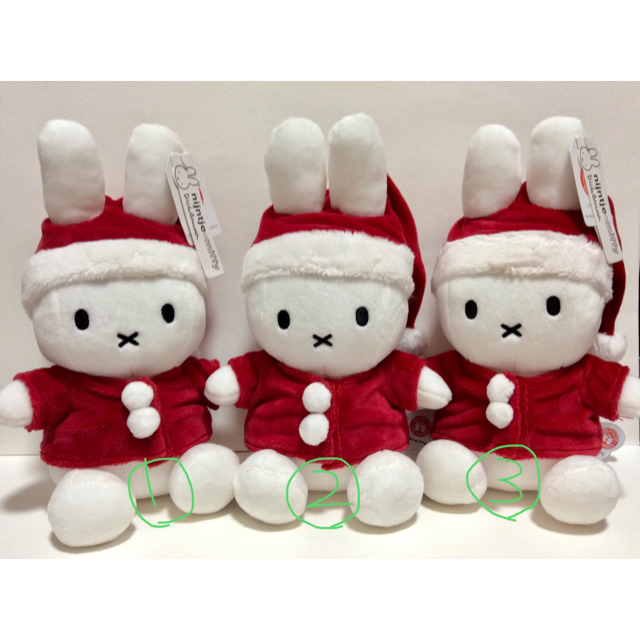 ぬいぐるみ】ミッフィーサンタクロースクリスマスオランダ限定M