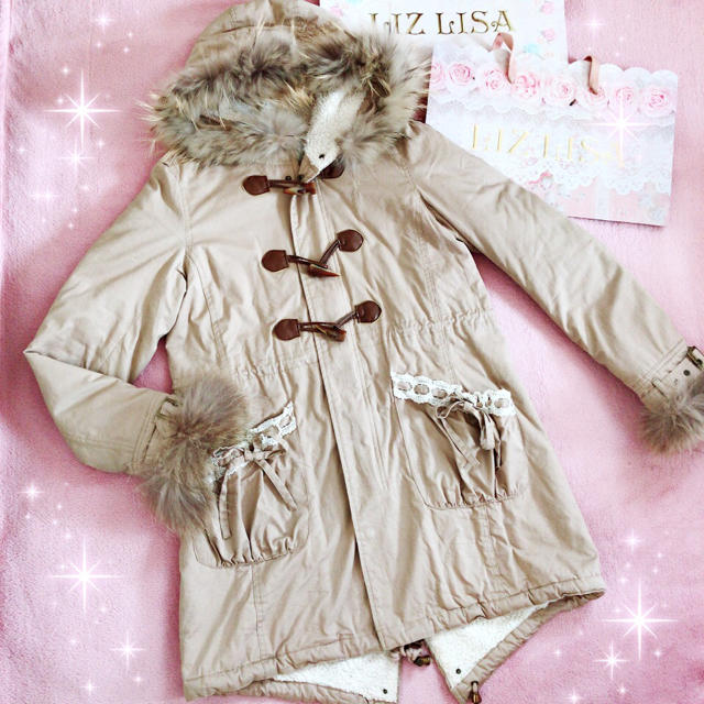 LIZ LISA - ☆リズリサLIZLISA☆トグル付き☆リアルファー付きシンプル