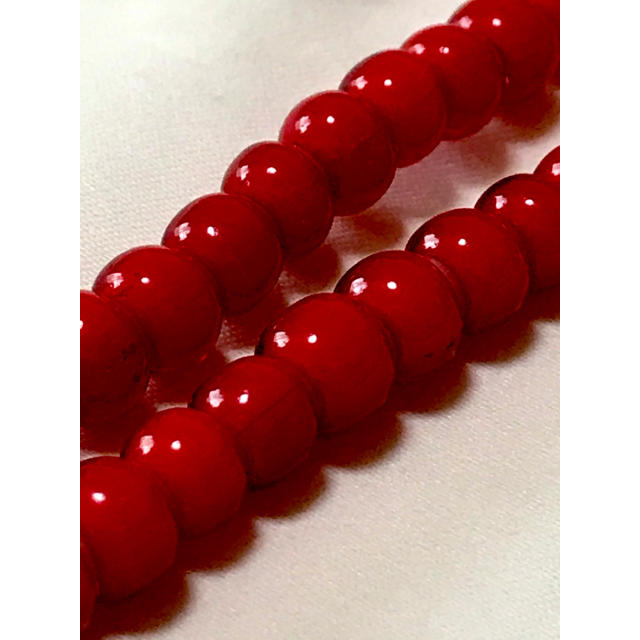 goro's - ゴローズ購入 ホワイトハーツ 赤ビーズ 一連の通販 by ゆう