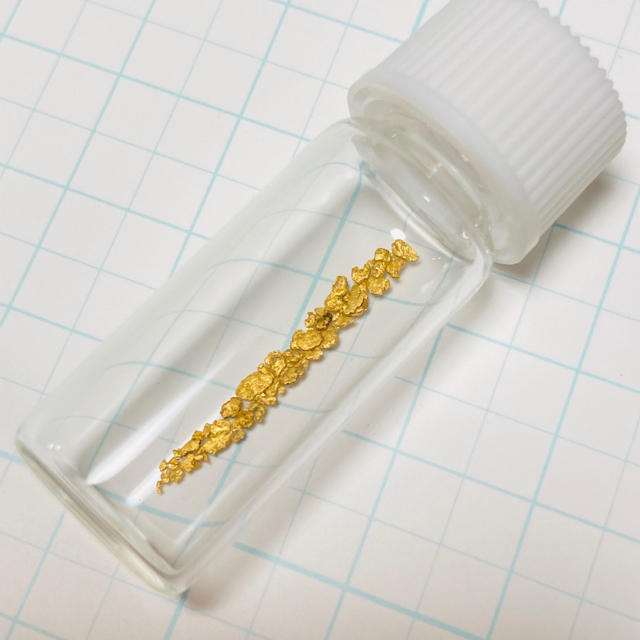 砂金 北海道新十津川産 自然金の通販 by またたび石屋｜ラクマ