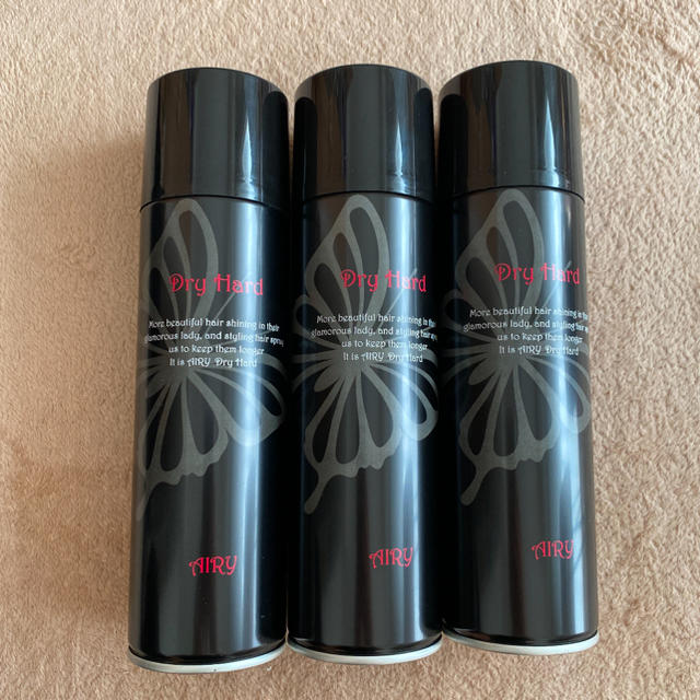 新品】Airyエアリー ドライハード 黒12本セット ヘアスプレー 新品Airy