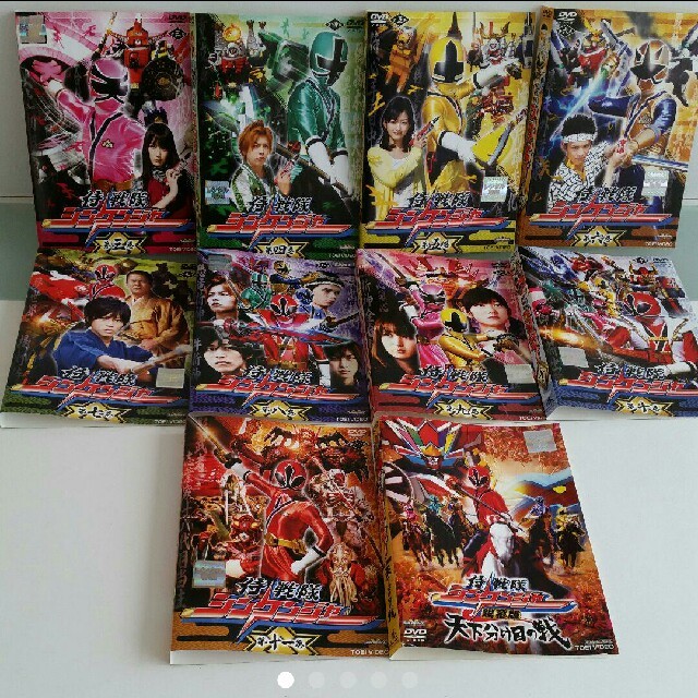 侍戦隊 シンケンジャー DVD 10巻セットの通販 by だいござびーすと's