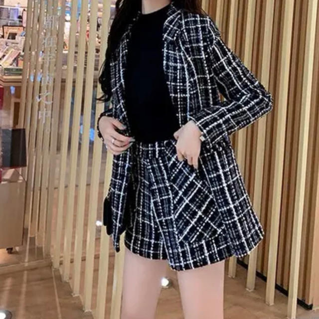 ZARA - ツイード セットアップの通販 by shop｜ザラならラクマ