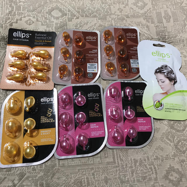 ellips - ellps ヘアオイル、ヘアマスク7点セットの通販 by さっちゃん