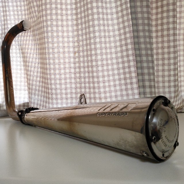 スーパートラップマフラー スパトラ TW200 2JL ヤマハの通販 by