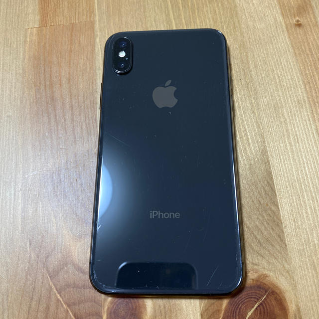 美品 iPhone X 256GB スペースグレーSIMフリー 国内版 SIMフリー