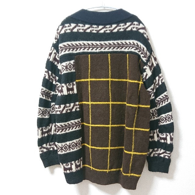 DRIES VAN NOTEN - dries van noten 17aw ニット セーター 切り替え