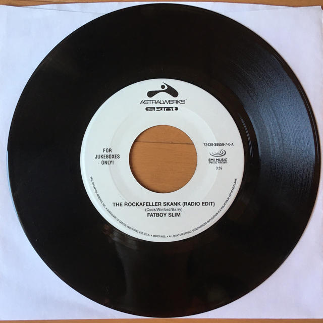 7インチレコード FATBOY SLIM ファットボーイスリム の通販 by